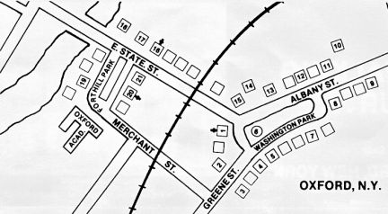 Walking tour map: east side